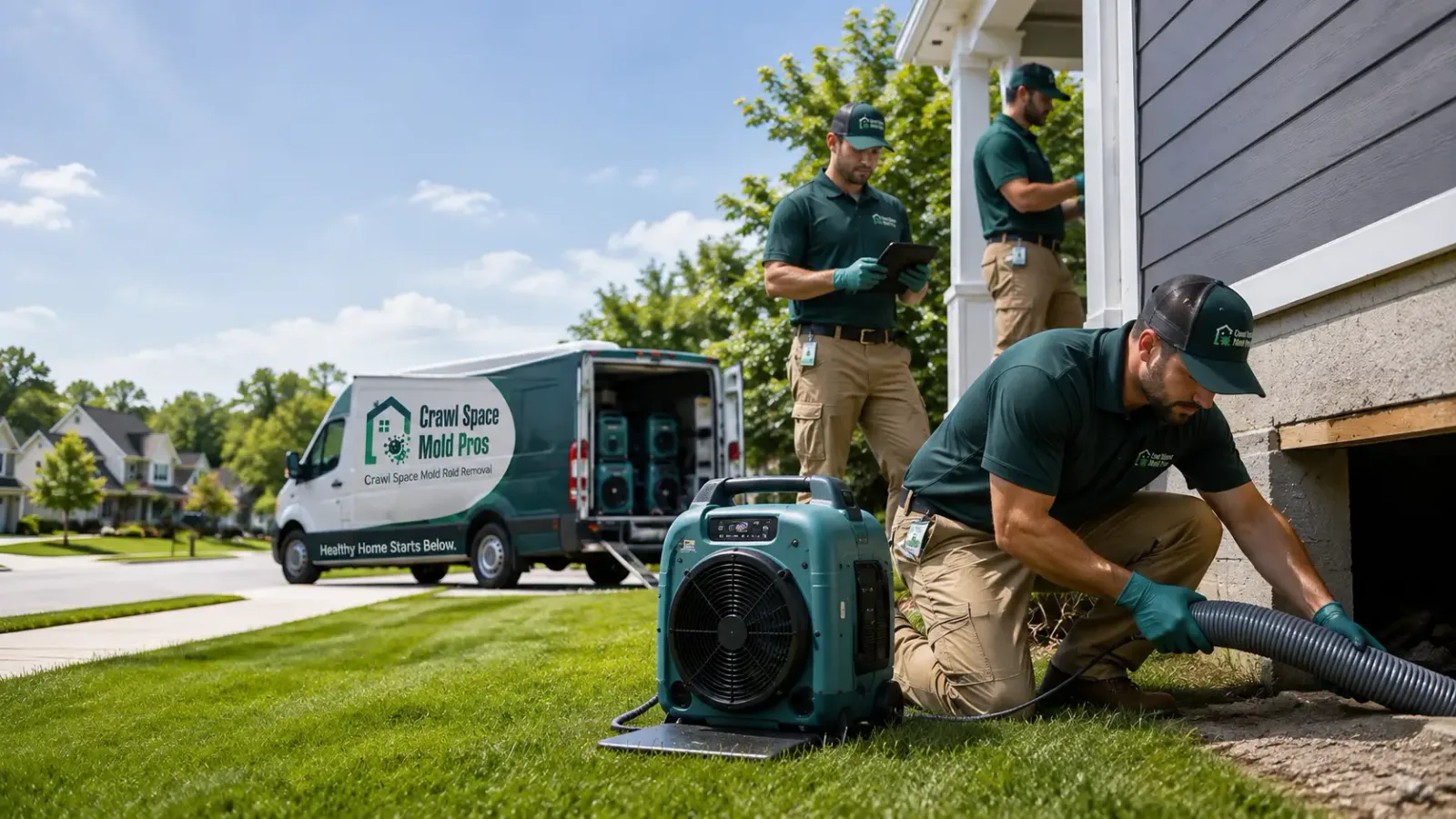 Crawl Space Mold Removal in Hinckley, ME